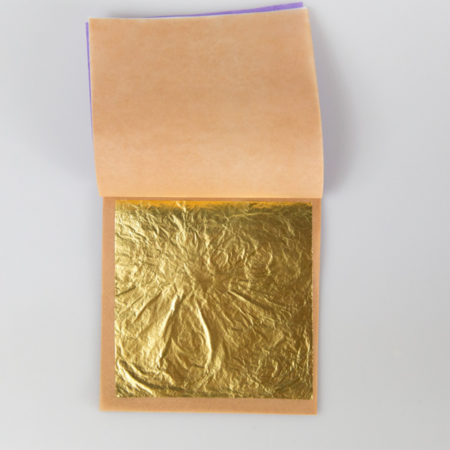 50 Foglie Oro per decorazioni artistiche spessore sottile 6,5*6,5 cm a  decalco/transfer – Battiloro Venezia